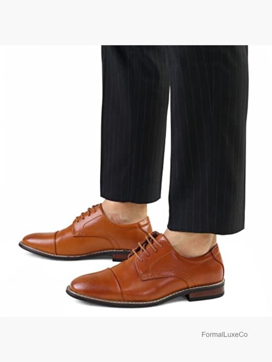 Men\'s Classic Lace Up Wingtip Oxford Dress Shoes Formal Business main image 6